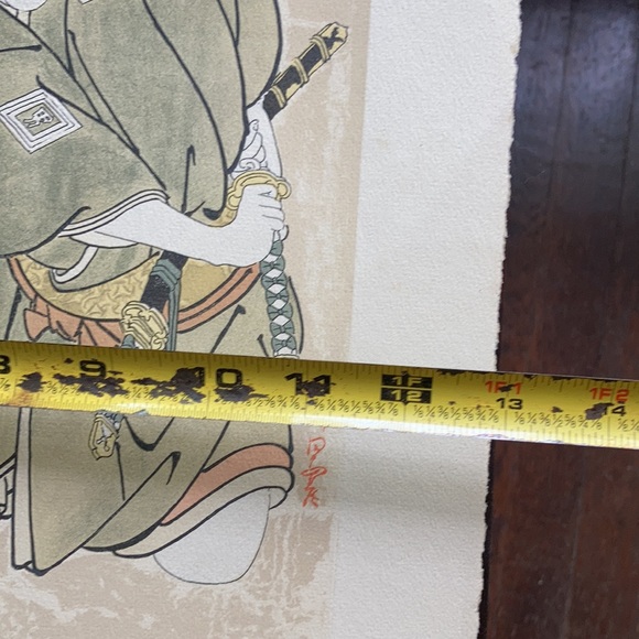 Japanese Woodblock Print by Toshusai Sharaku 13x17 - Picture 7 of 8